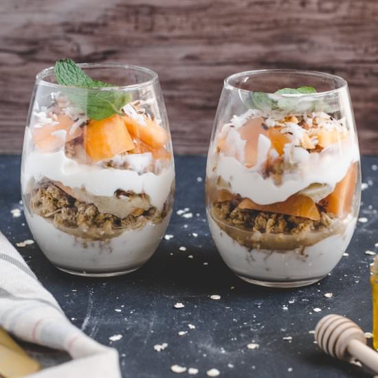 Tropical Protein Parfaits