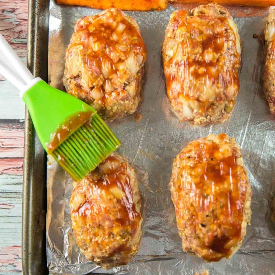 Sheet Pan Mini Meatloaves