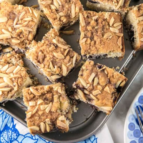 Almond Blueberry Breakfast Cake