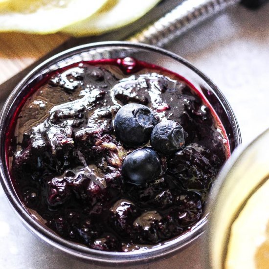 Blueberry sauce