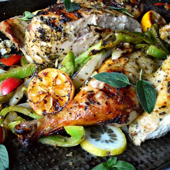 Grilled Lemon Oregano Chicken