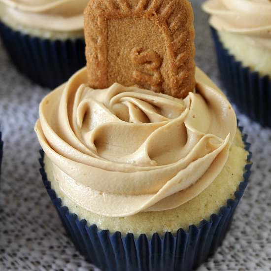 Cookie Butter Cupcakes