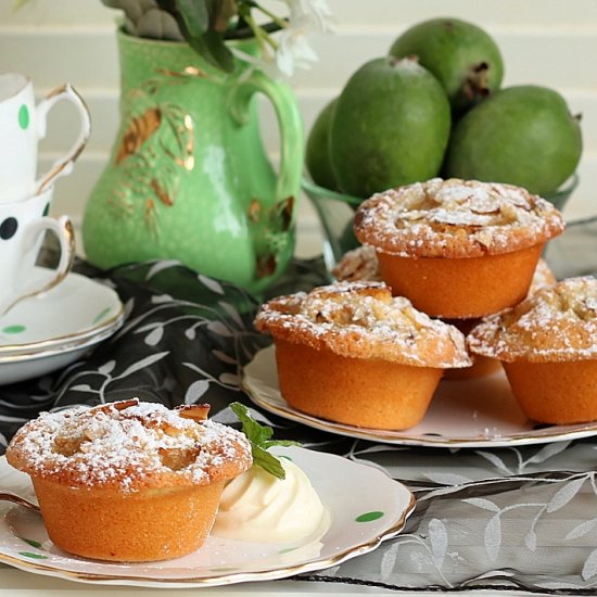 Feijoa & Vanilla Friands