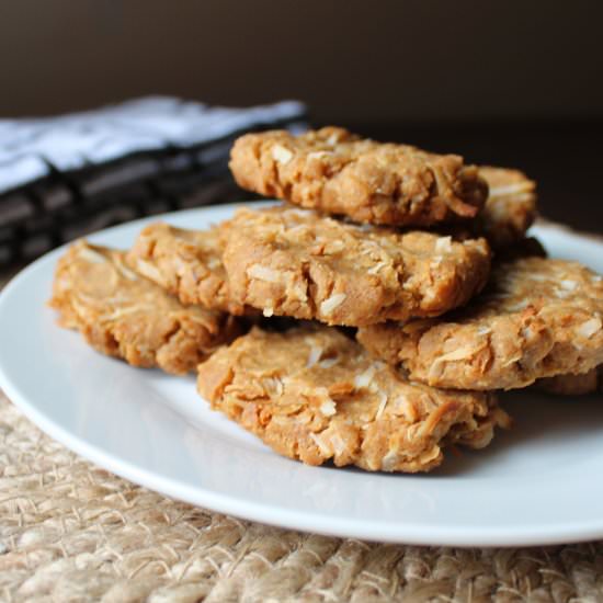 Peanut Butter Coconut Cookies