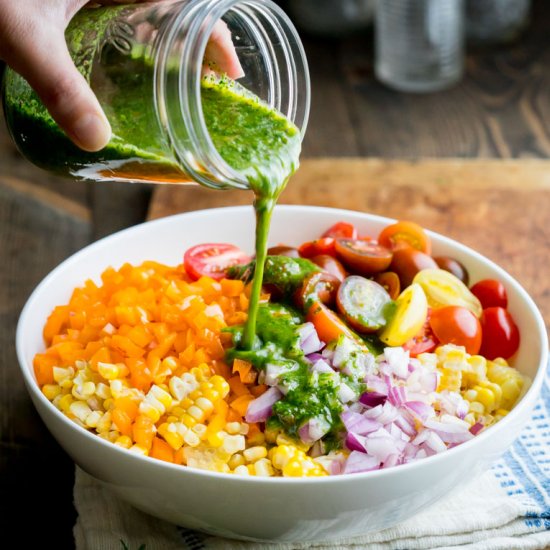 corn salad with jalapeno cilantro