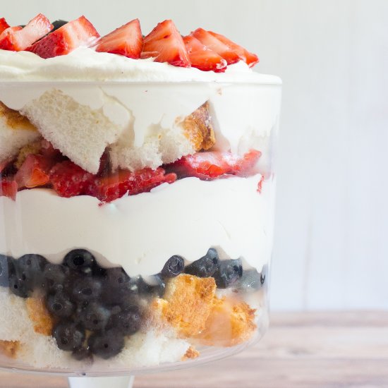 Dairy-Free Berry Trifle