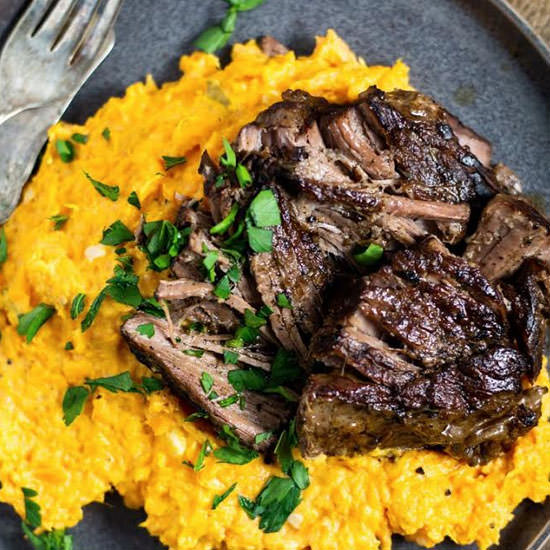 Slow Cooker Bourbon Braised Beef