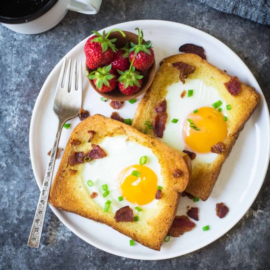 Brioche Baked Egg in a Hole