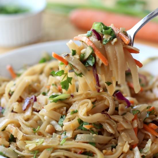 Simple Thai Noodle Bowl