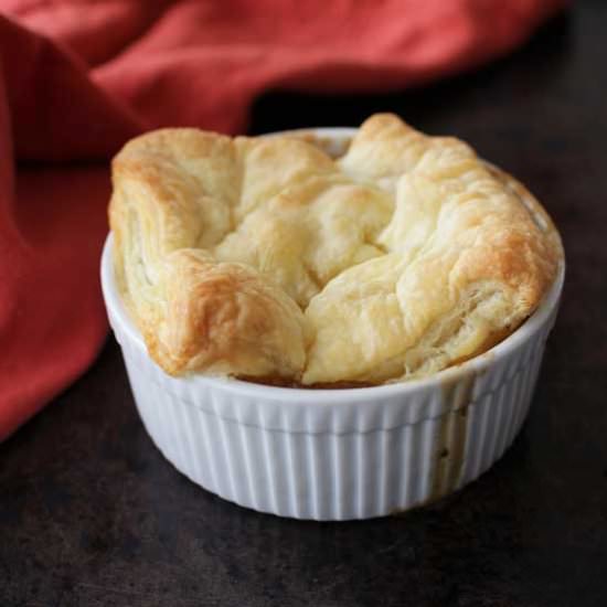 Chicken Pot Pie For One