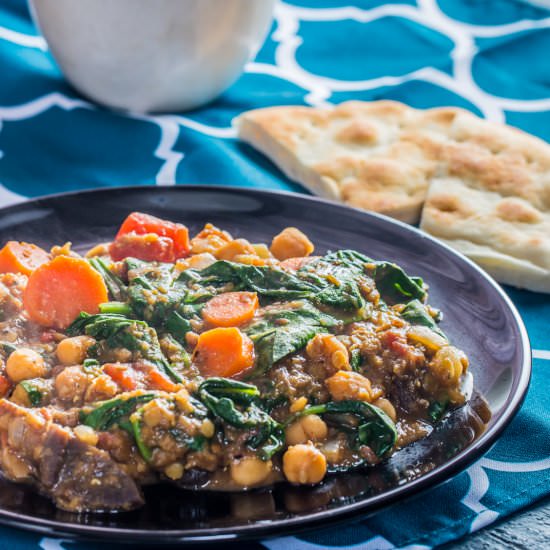 Moroccan Lentil & Chickpea Stew