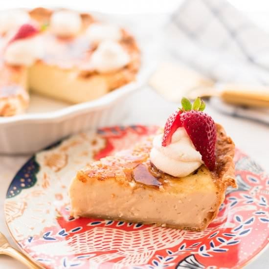 Crème Brûlée Pie