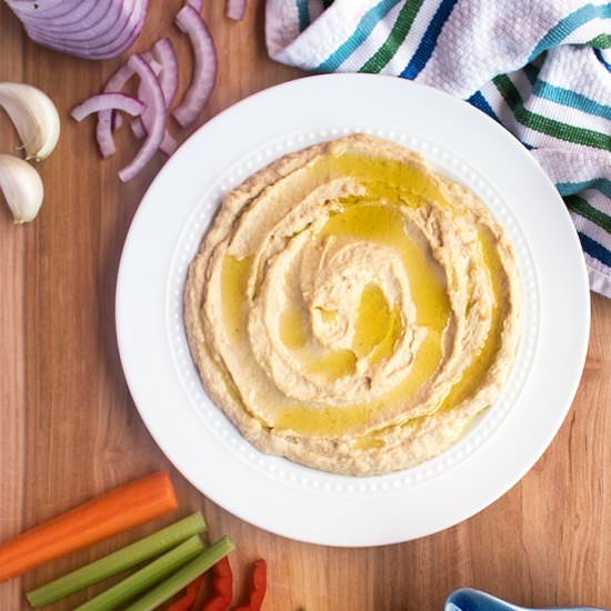 Onion Garlic Hummus