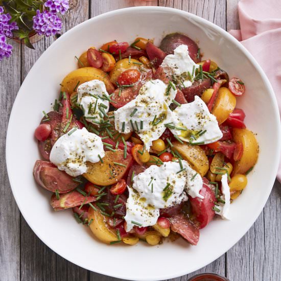 Marinated Tomato & Burrata Salad