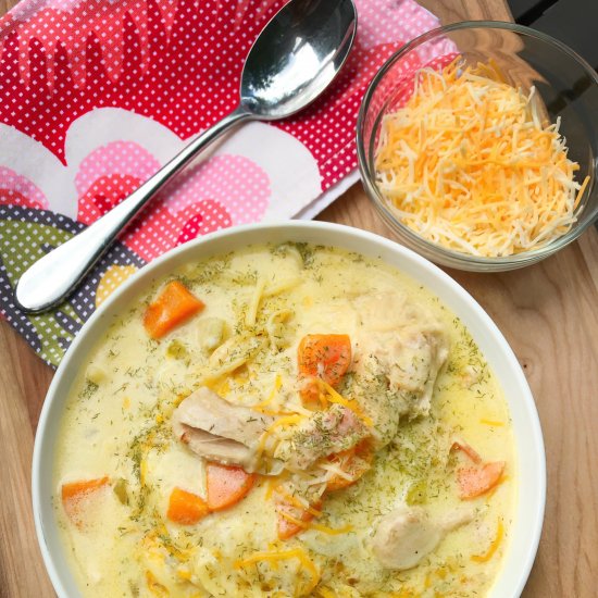 Creamy Chicken Noodle Soup