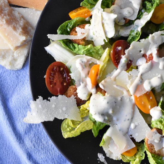 Healthy-ish Caesar Salad