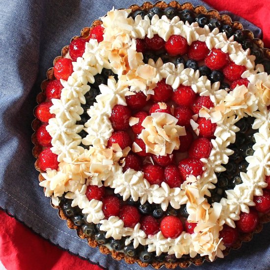 Triple Coconut Tart