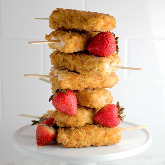 Strawberry Shortcake Popsicles