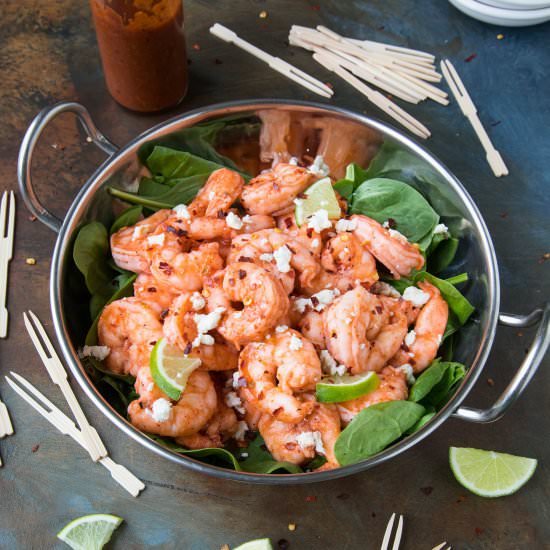 Grilled Buffalo Shrimp