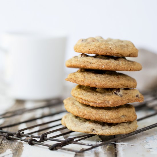 Mocha Almond Chip Cookies