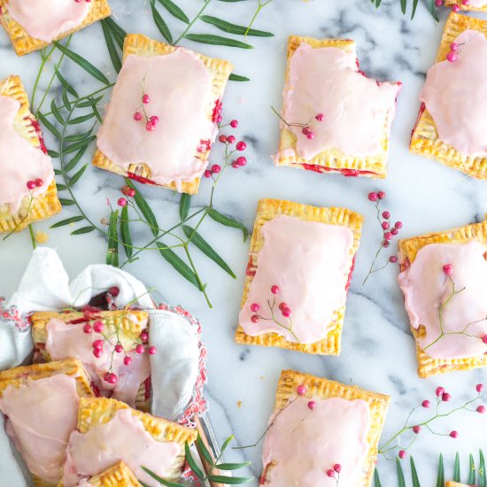 RASPBERRY RHUBARB HAND PIES