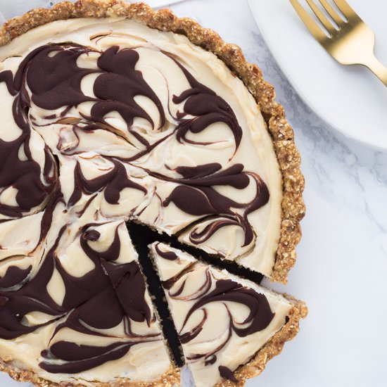 Tahini Chocolate Greek Yogurt Tart