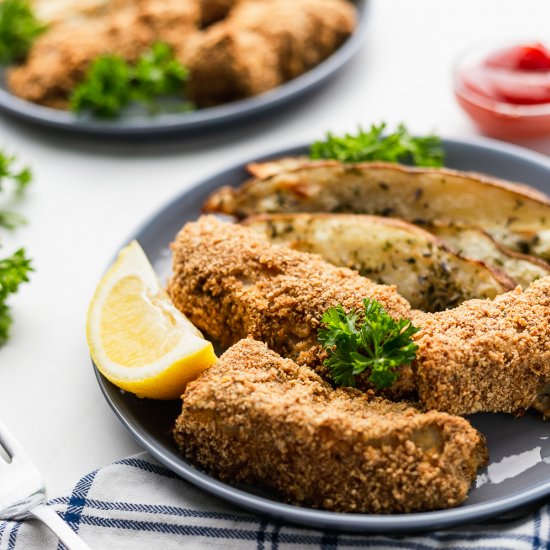 Baked Fish and Chips