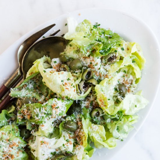 Simple Butter Lettuce Salad