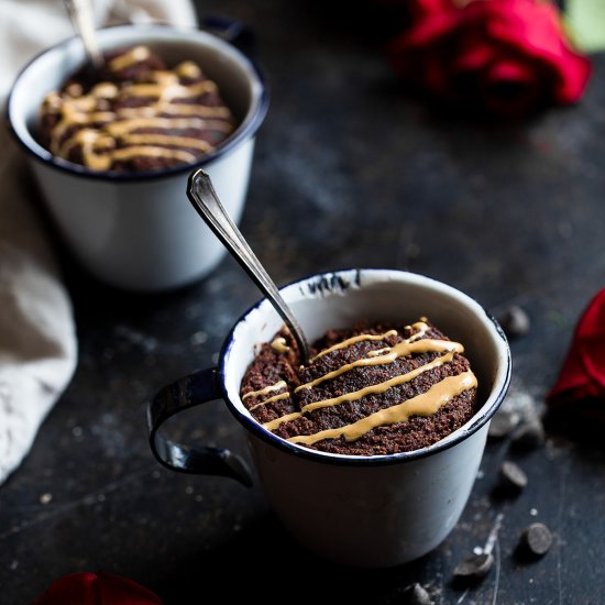 Coconut Flour Chocolate Paleo Mug Cake