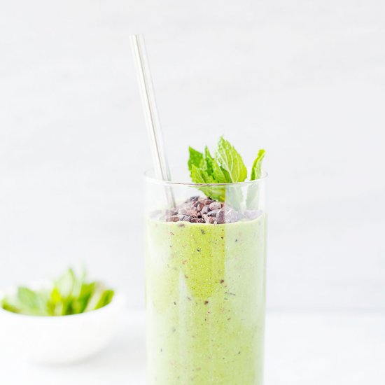 Mint Chocolate Chip Smoothie