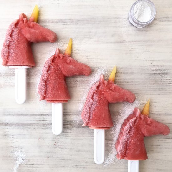 Unicorn Smoothie Pops