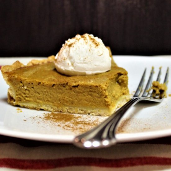 Whiskey Pumpkin Pie