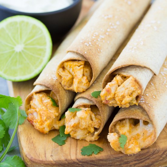 Baked Chicken Taquitos