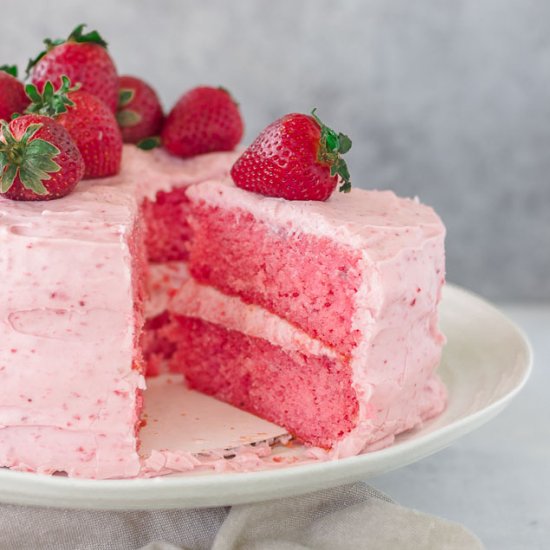 Strawberry Layer Cake