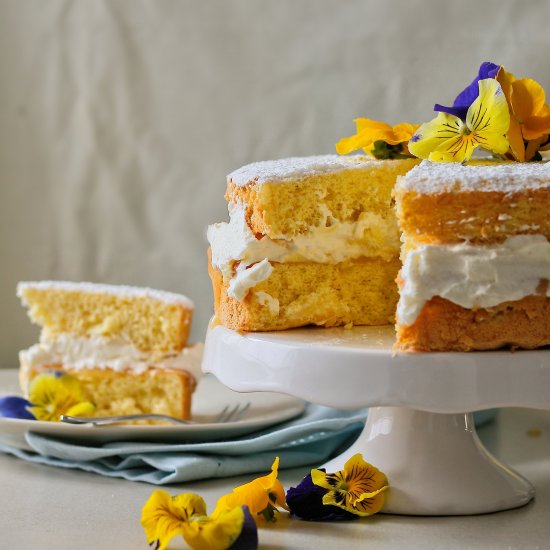 Lemon sponge cake