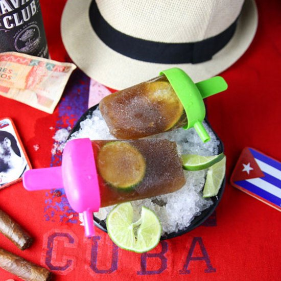 Cuba Libre Popsicles