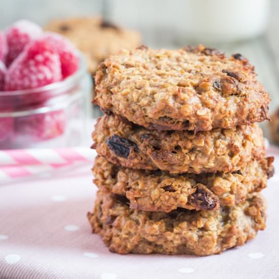 Oaty Raspberry Cookies