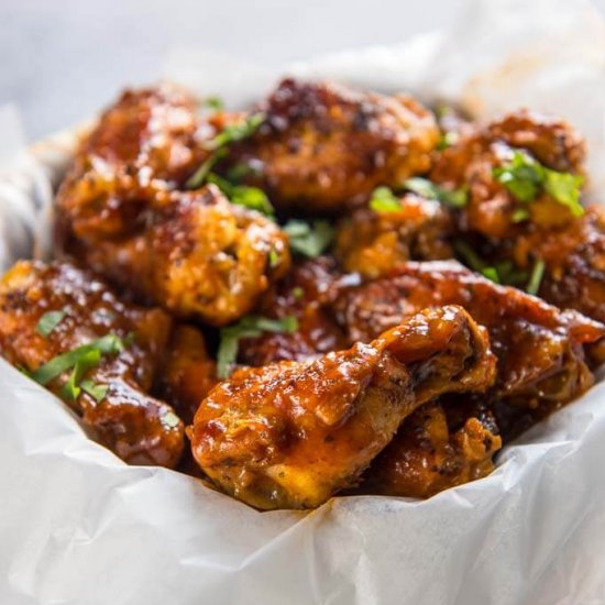 Slow Cooker Wings w/Honey Buffalo