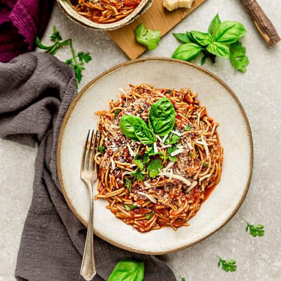 Instant Pot Spaghetti