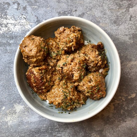 Indian Spiced Lamb Meatballs