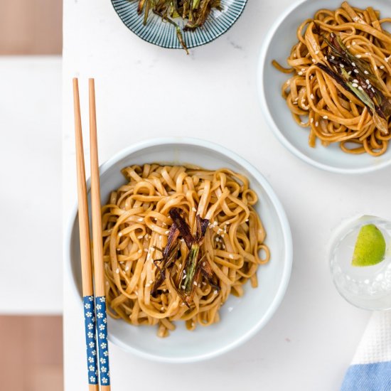 Shanghai Scallion Noodle