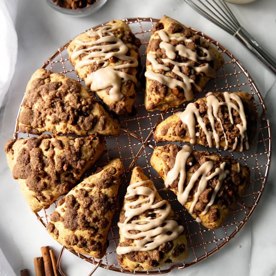 Cinnamon Streusel Scones