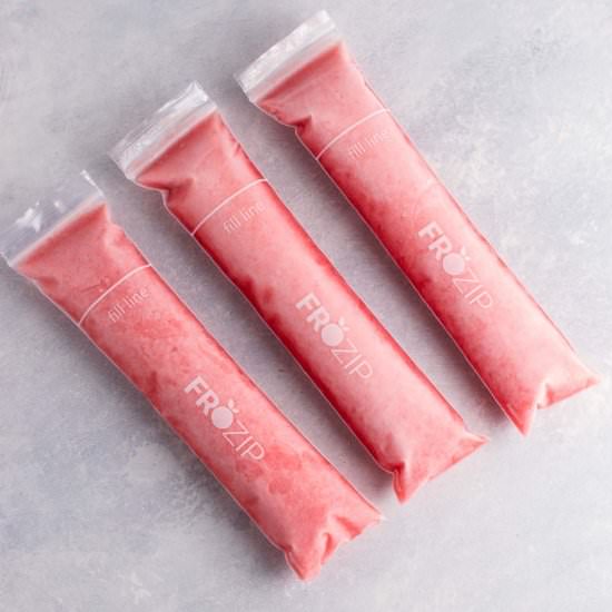 Strawberry Pineapple Freezer Pops