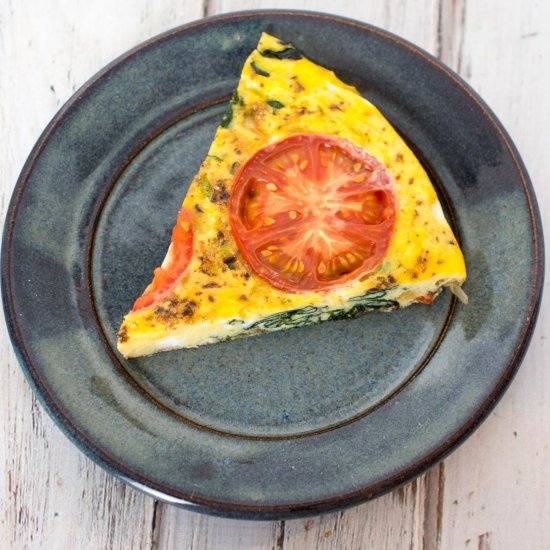 Spinach Tomato Frittata