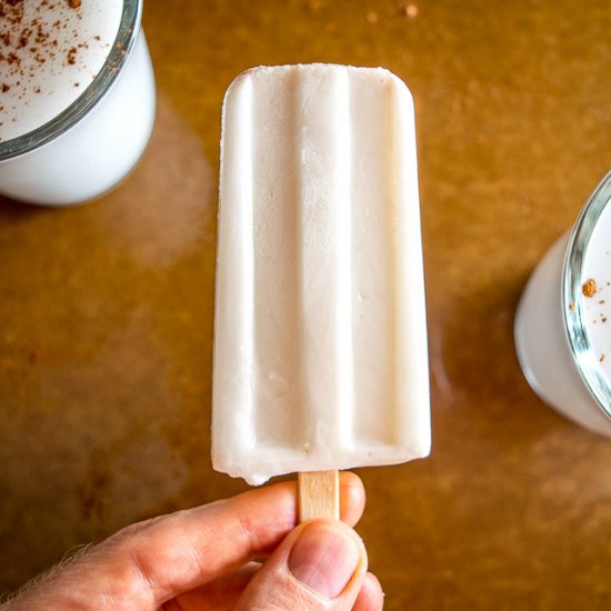 Coconut Horchata Paletas