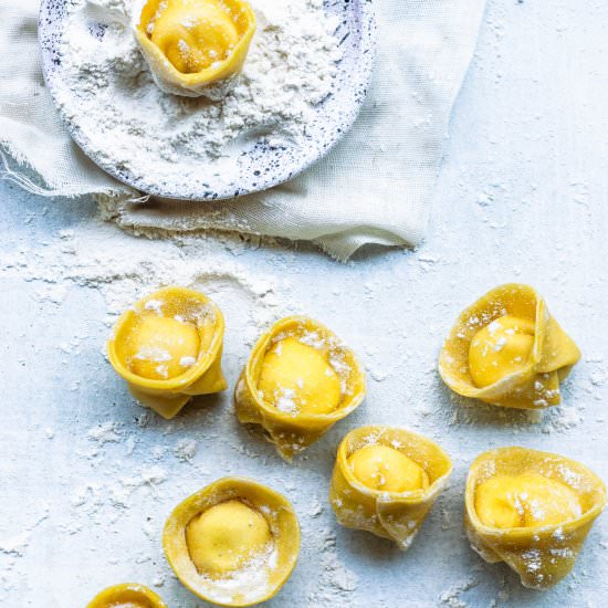 Ricotta and Asiago Tortellini