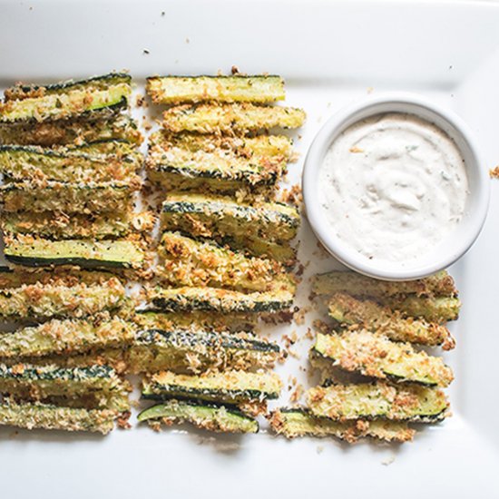 Baked Parmesan Zucchini Fries