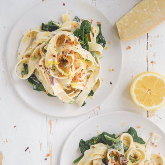 Creamy Lemon Pappardelle