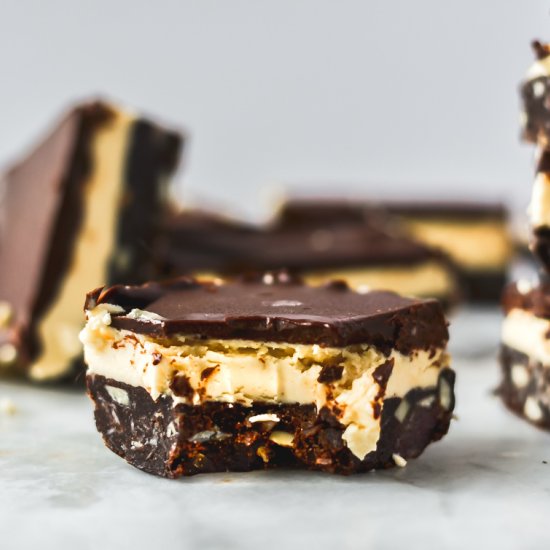 Almond mocha nanaimo bars