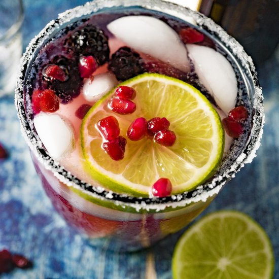 Blackberry + Pomegranate Margarita